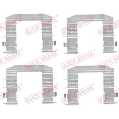 МОНТАЖЕН К-Т ЗА ДИСКОВИ НАКЛАДКИ OJD 109-1708