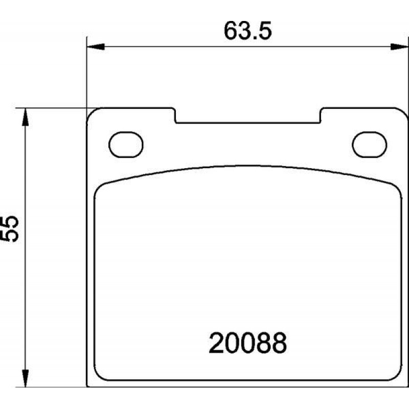 НАКЛАДКИ ДИСКОВИ К-Т MINTEX MGB533 - цена